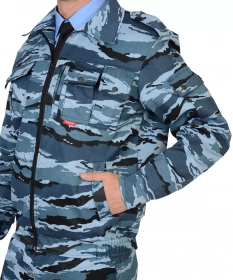 Костюм охранника Фрегат КМФ синий камуфляж - фото5